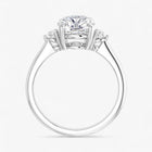 The Signature Side Stone Engagement Ring | Round
