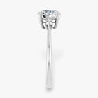 The Signature Side Stone Engagement Ring | Round
