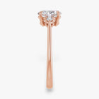 The Signature Side Stone Engagement Ring | Oval