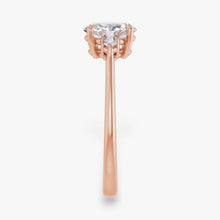 The Signature Side Stone Engagement Ring | Oval