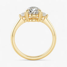 The Signature Side Stone Engagement Ring | Pear