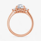 The Signature Side Stone Engagement Ring | Pear