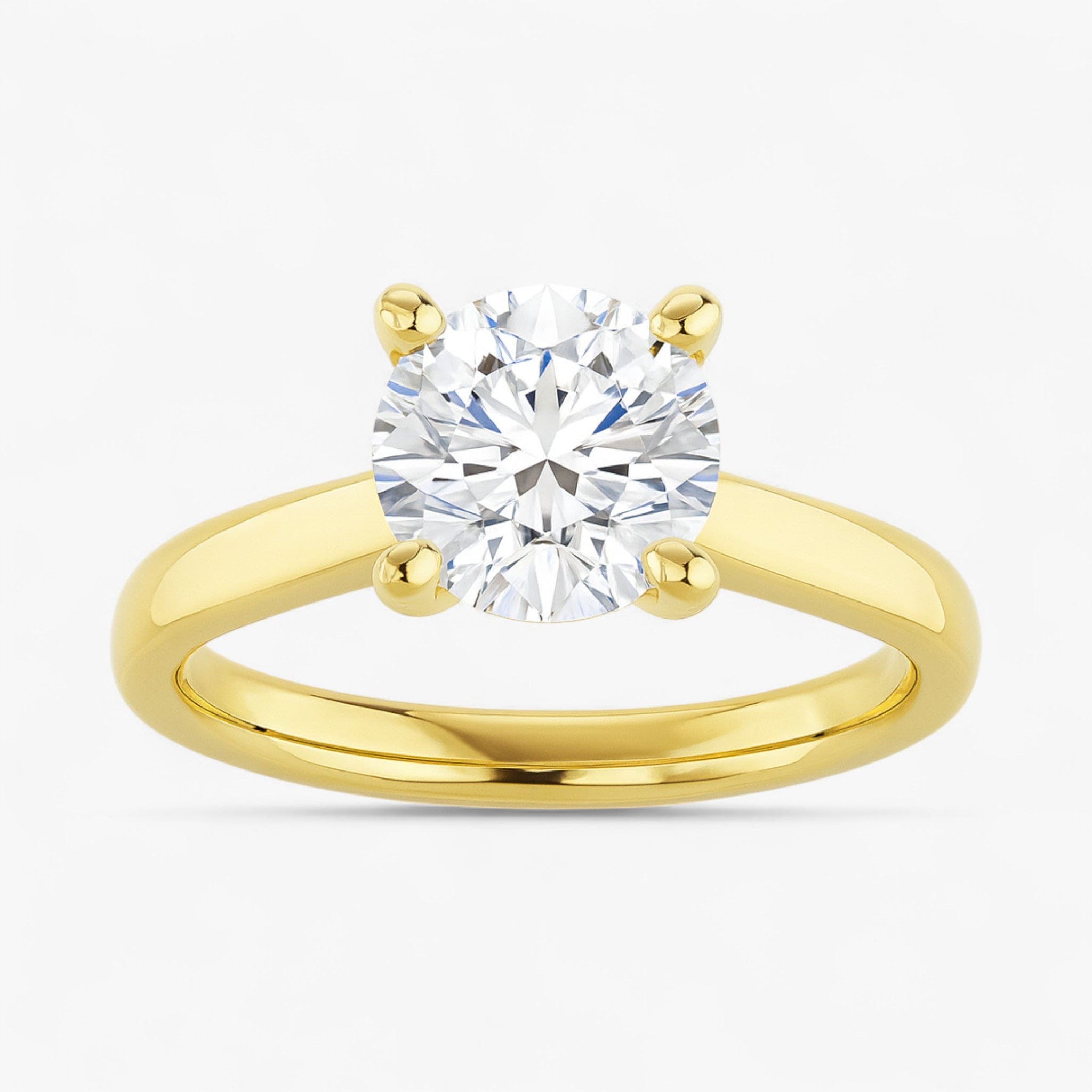 The Signature Cathedral Solitaire Engagement Ring | Round