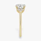 The Side Cluster Engagement Ring | Round