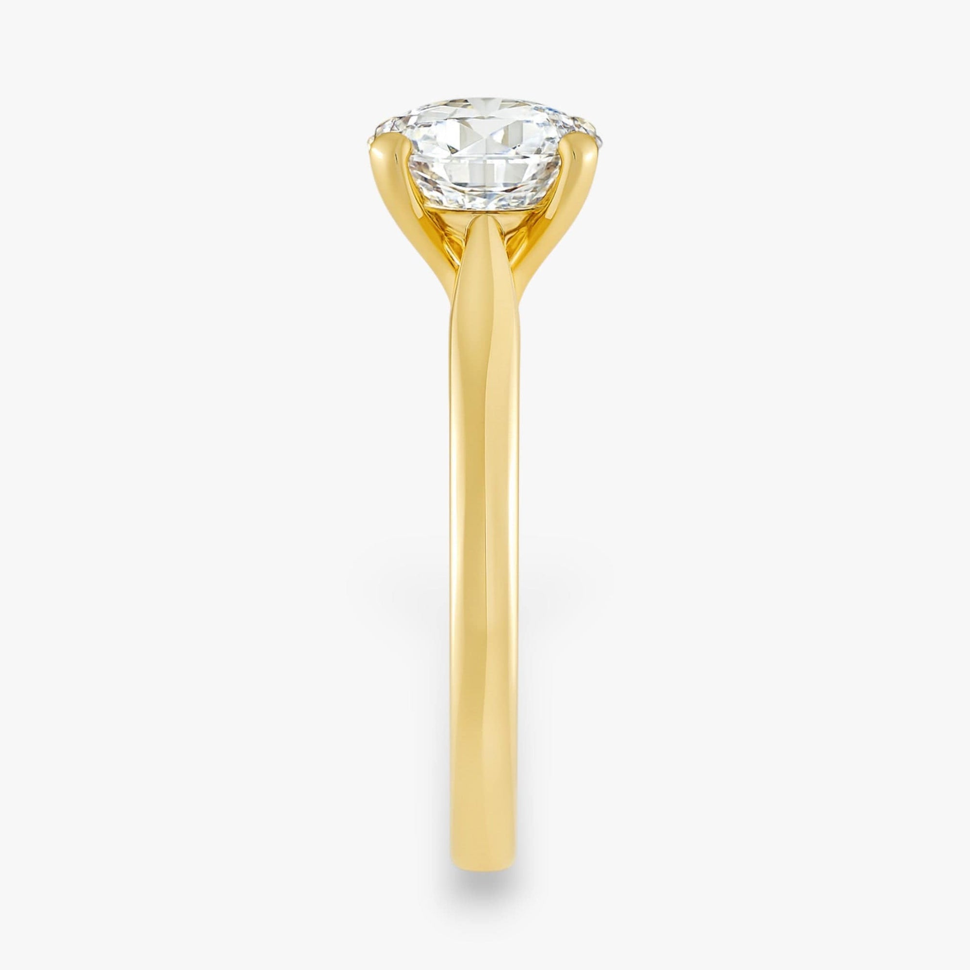 The Signature Cathedral Solitaire Engagement Ring | Round