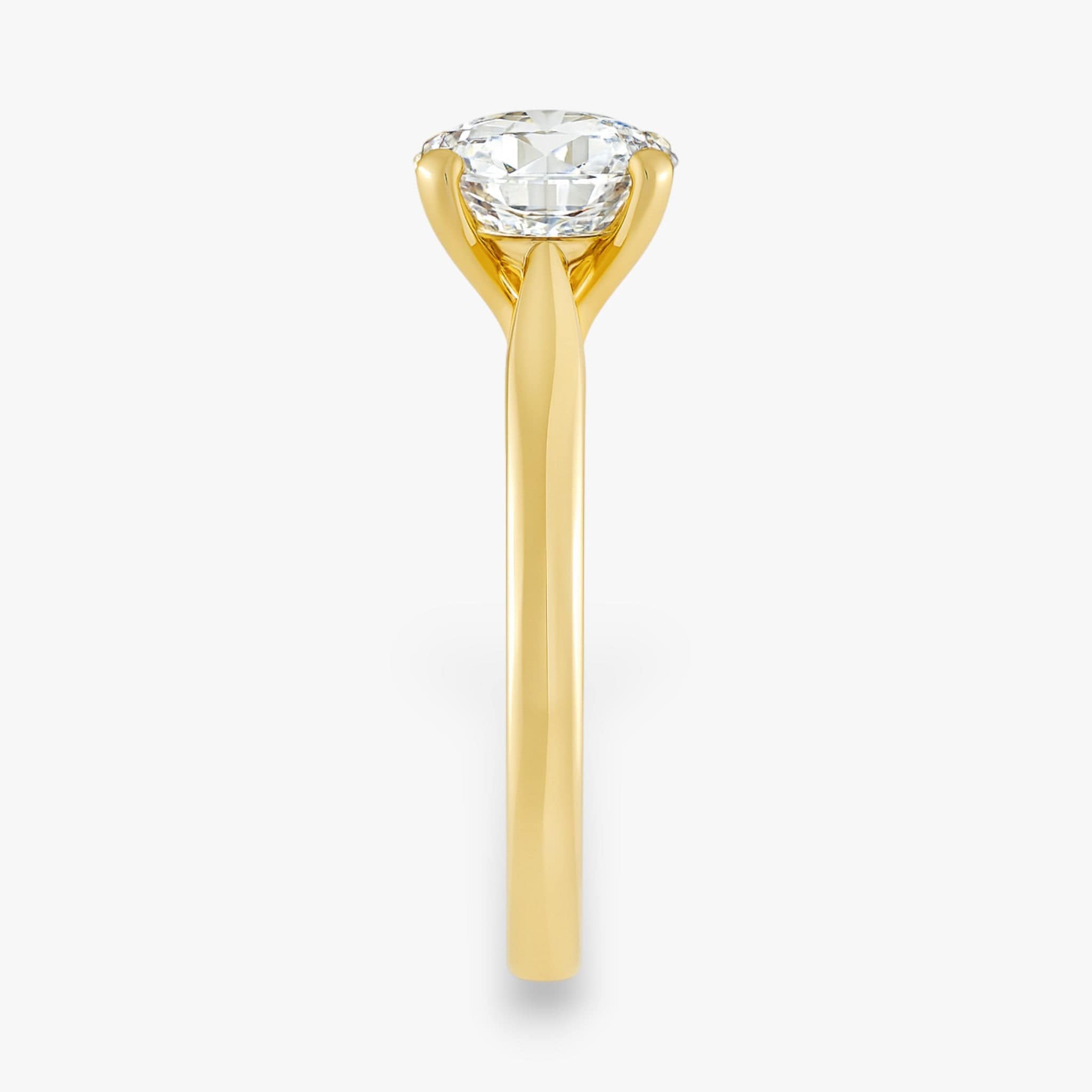 The Signature Cathedral Solitaire Engagement Ring | Round