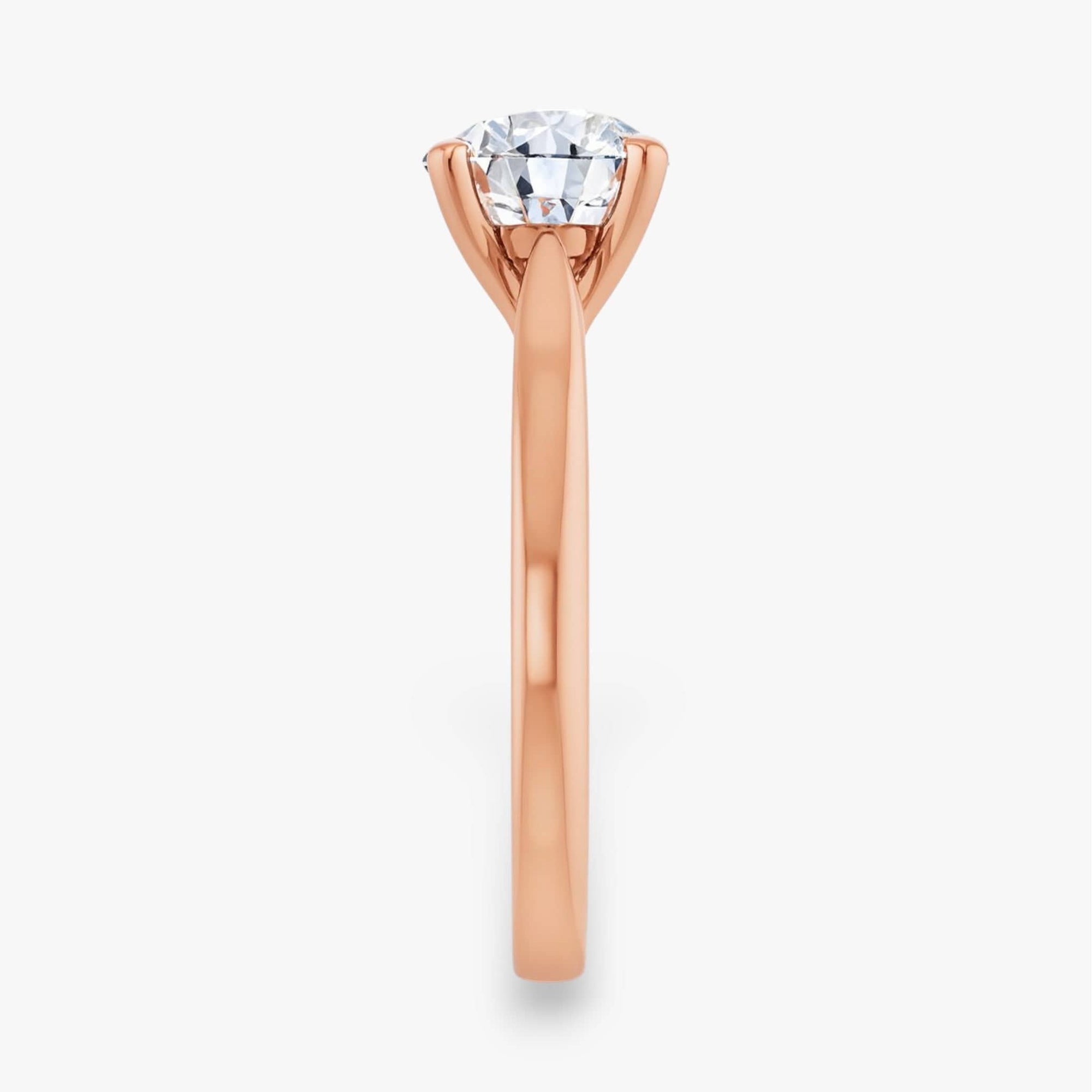 The Signature Cathedral Solitaire Engagement Ring | Round