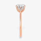 The Side Cluster Engagement Ring | Round
