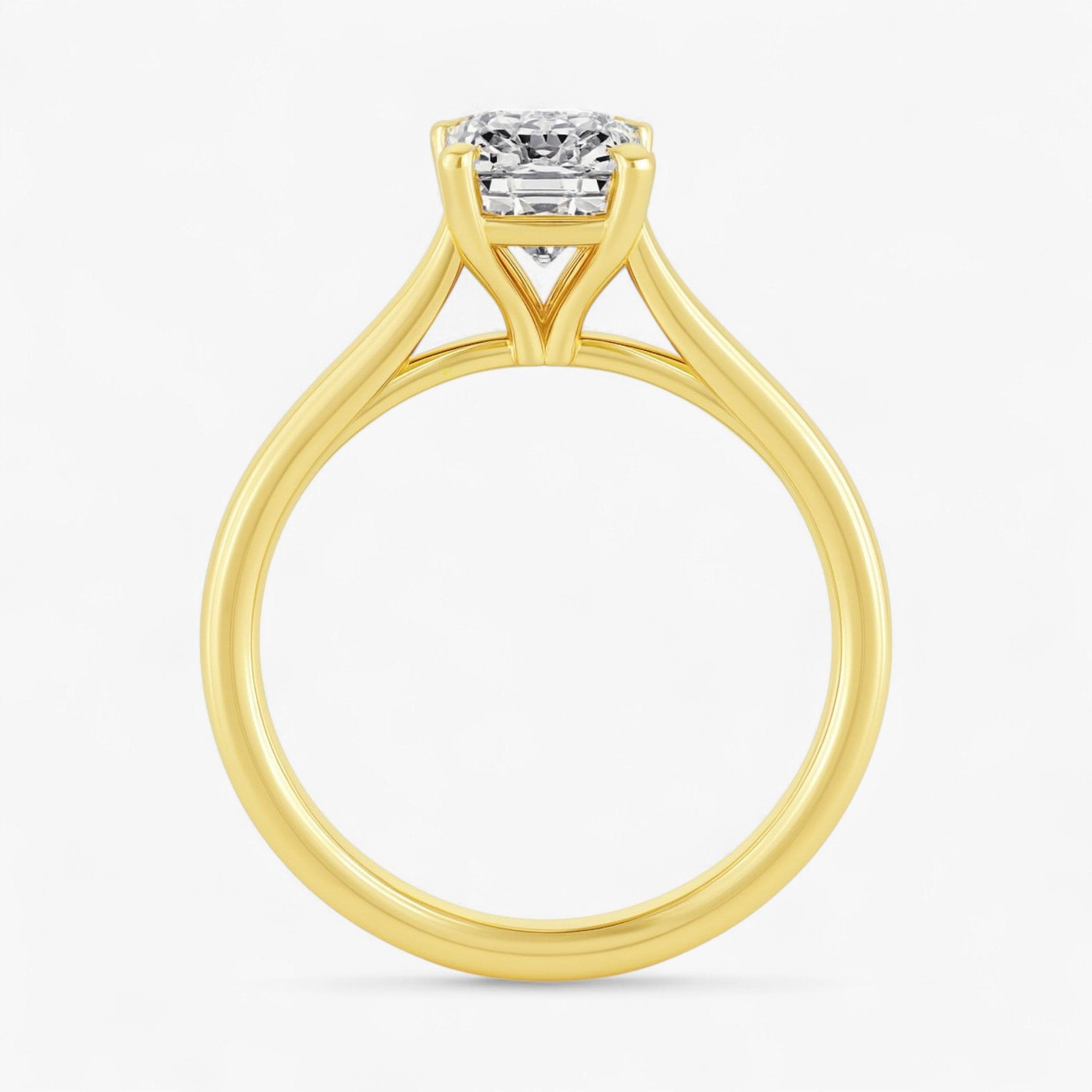 The Signature Cathedral Solitaire Engagement Ring | Emerald