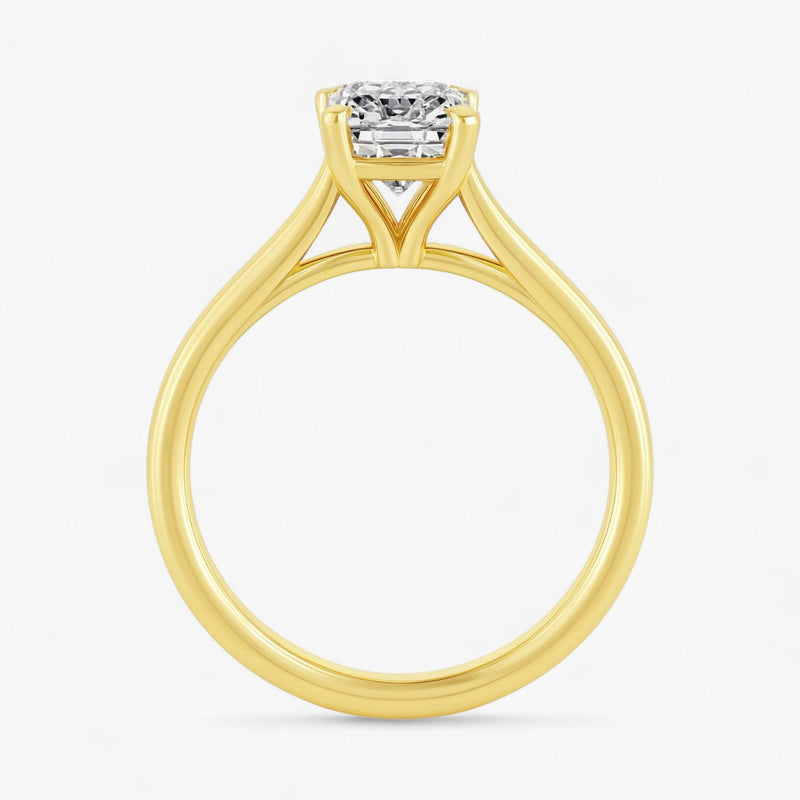 The Signature Cathedral Solitaire Engagement Ring | Emerald