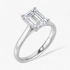 The Signature Cathedral Solitaire Engagement Ring | Emerald