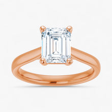 The Signature Cathedral Solitaire Engagement Ring | Emerald