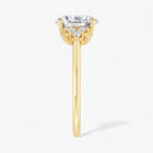The Side Cluster Engagement Ring | Oval