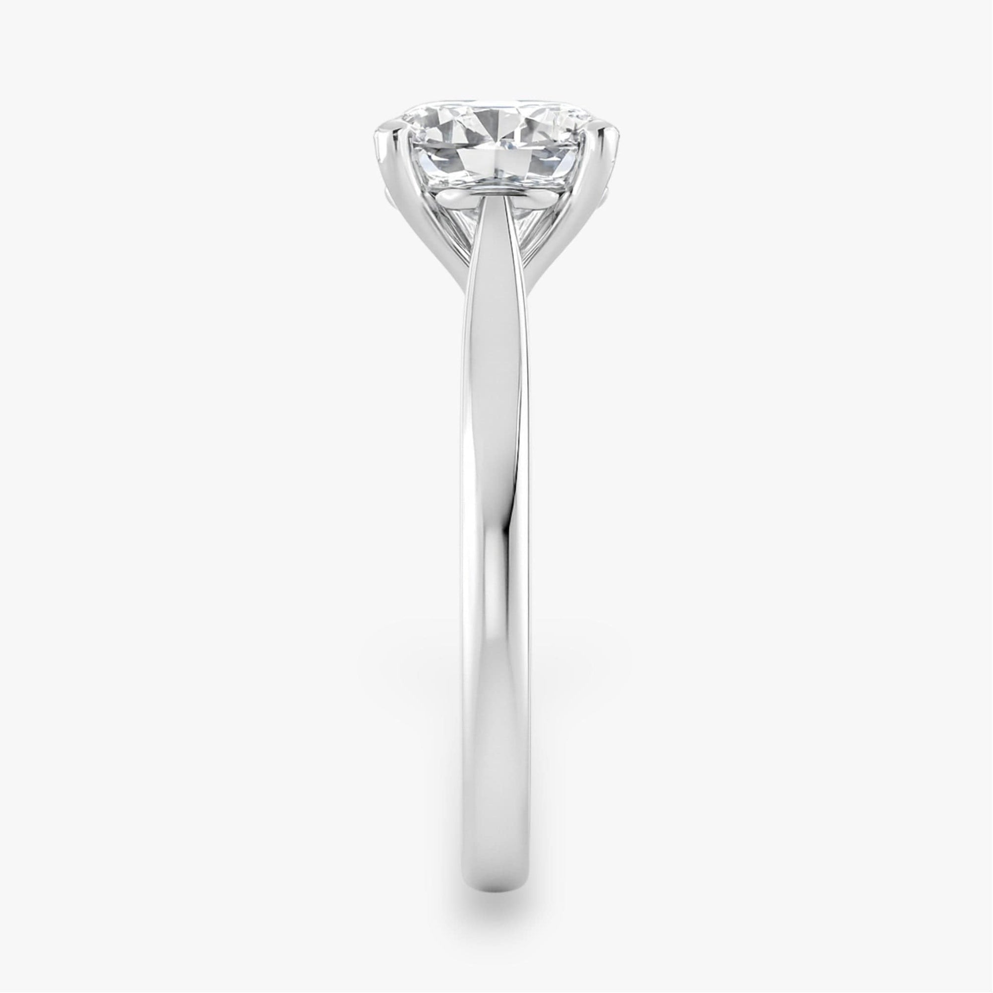 The Signature Cathedral Solitaire Engagement Ring | Oval