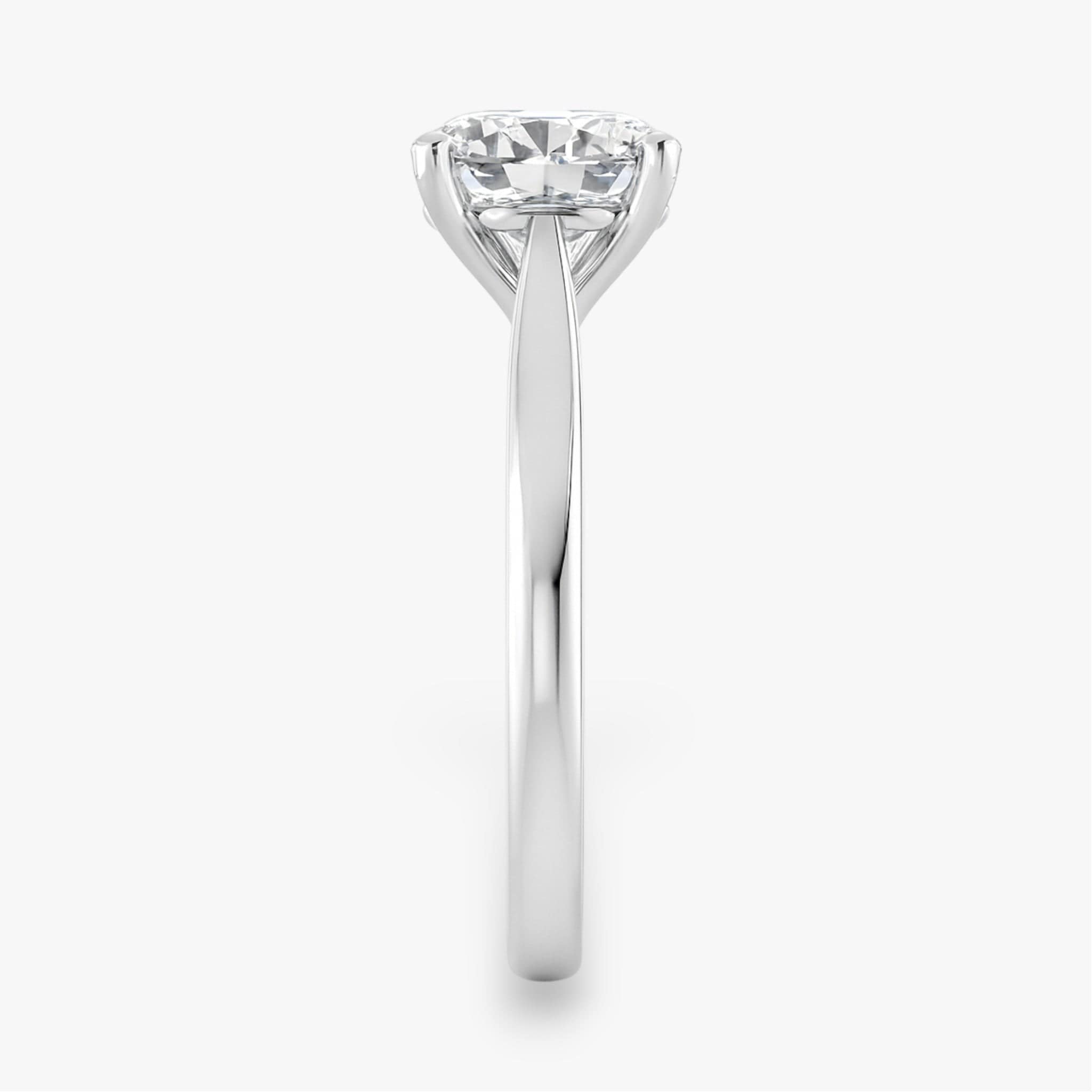 The Signature Cathedral Solitaire Engagement Ring | Oval