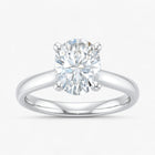 The Signature Cathedral Solitaire Engagement Ring | Oval