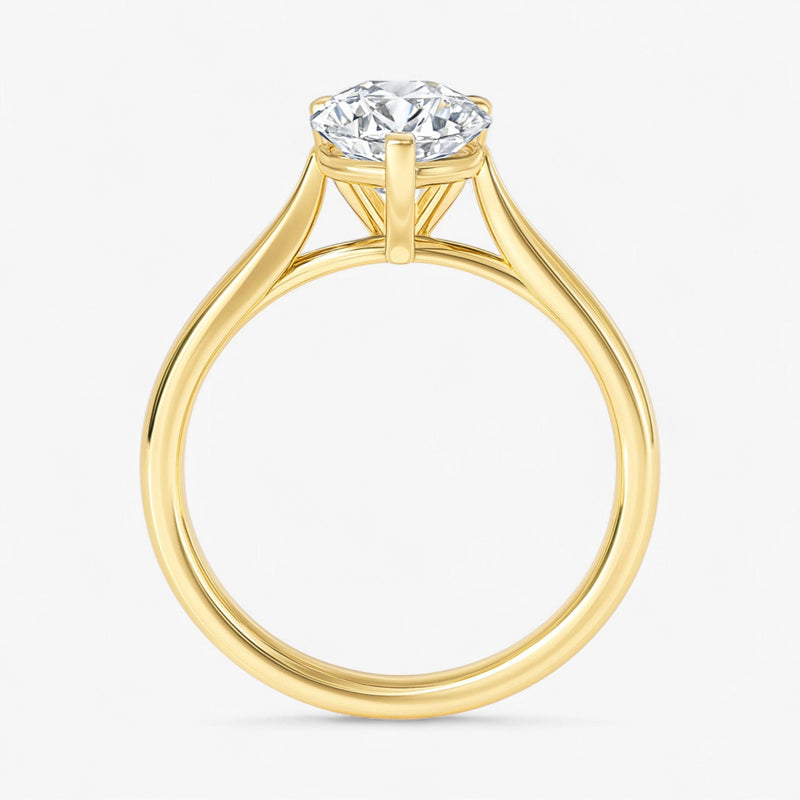 The Signature Cathedral Solitaire Engagement Ring | Pear