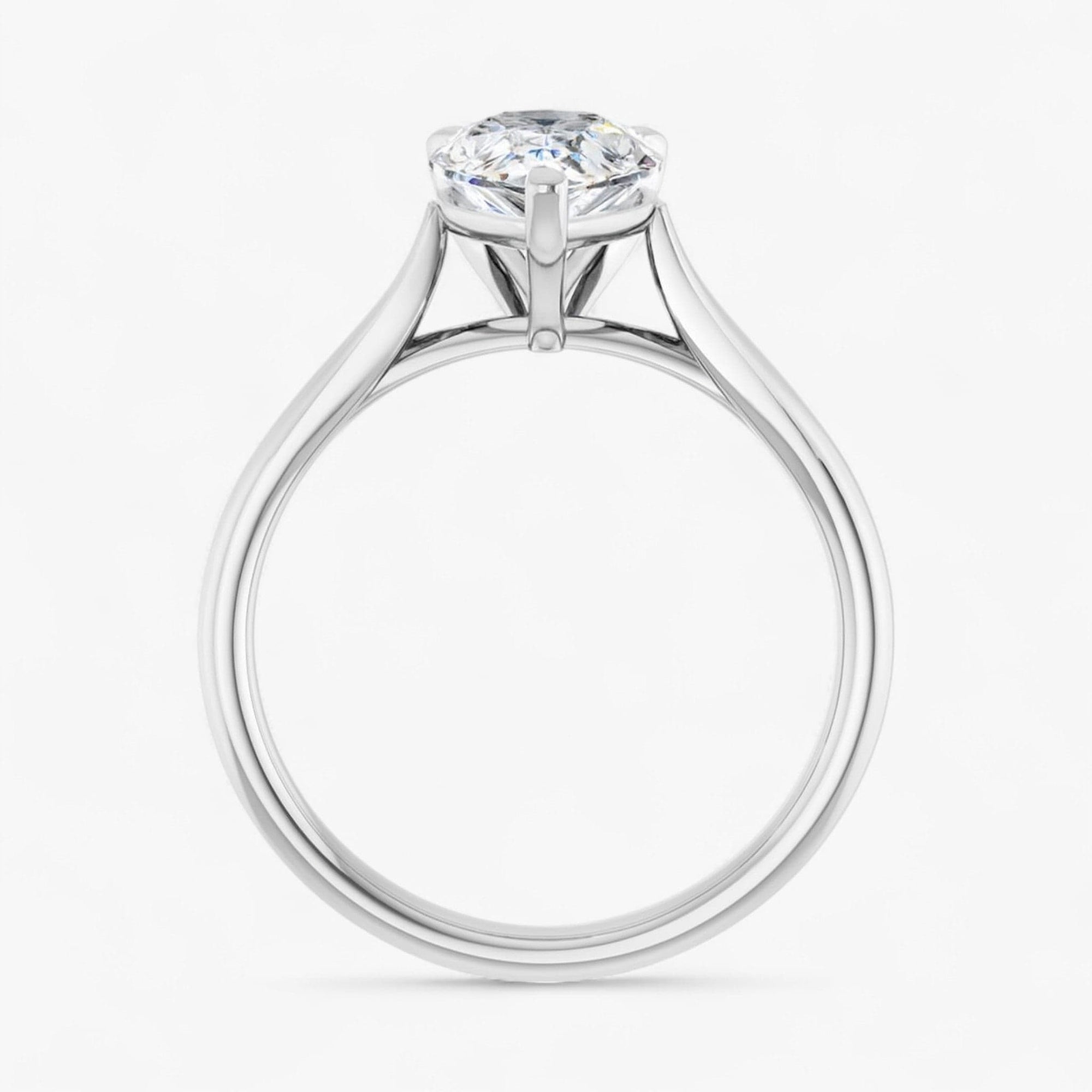 The Signature Cathedral Solitaire Engagement Ring | Pear