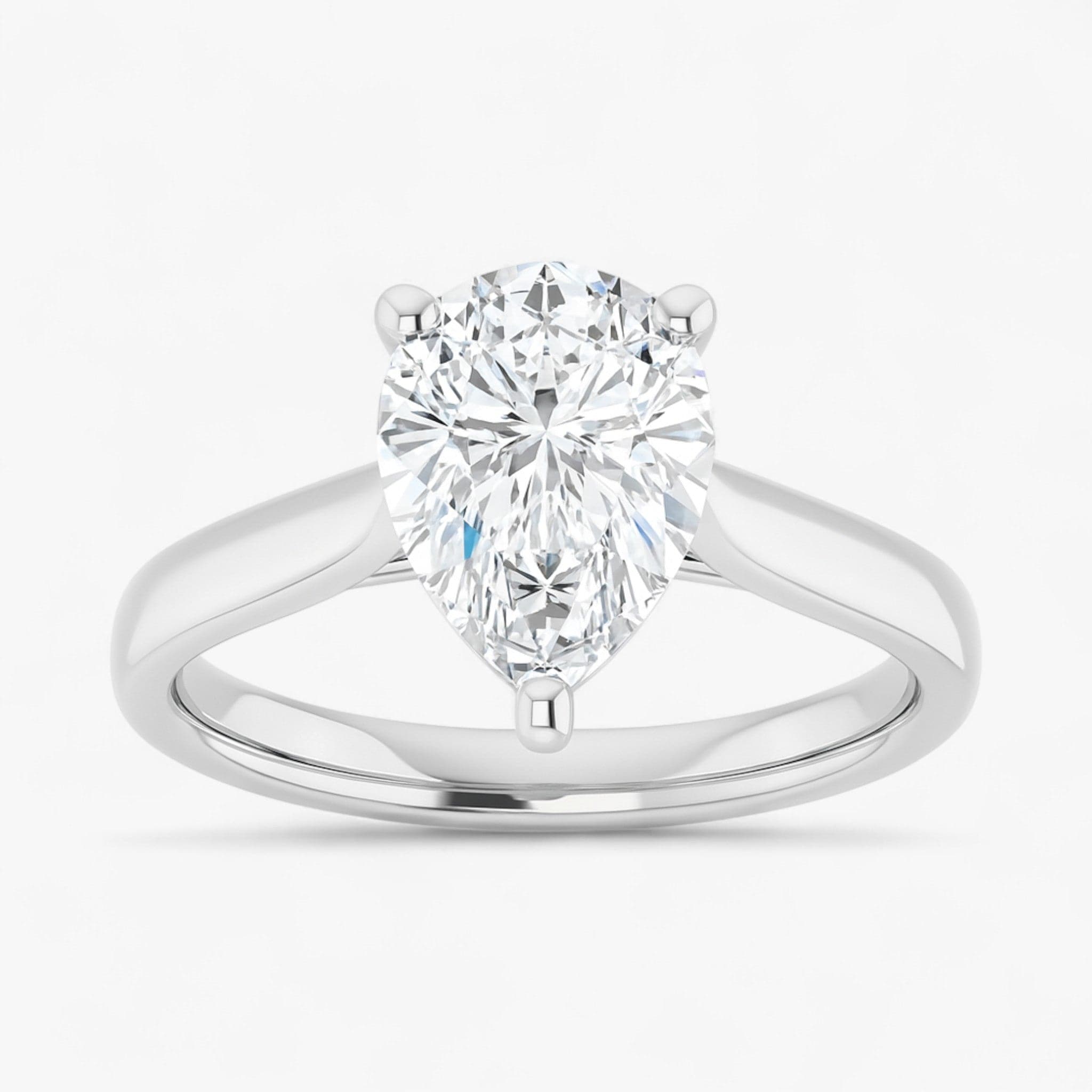 The Signature Cathedral Solitaire Engagement Ring | Pear