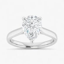 The Signature Cathedral Solitaire Engagement Ring | Pear