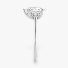 The Side Cluster Engagement Ring | Pear