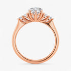 The Side Cluster Engagement Ring | Pear