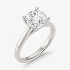The Signature Cathedral Solitaire Engagement Ring | Cushion