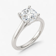 The Signature Cathedral Solitaire Engagement Ring | Cushion