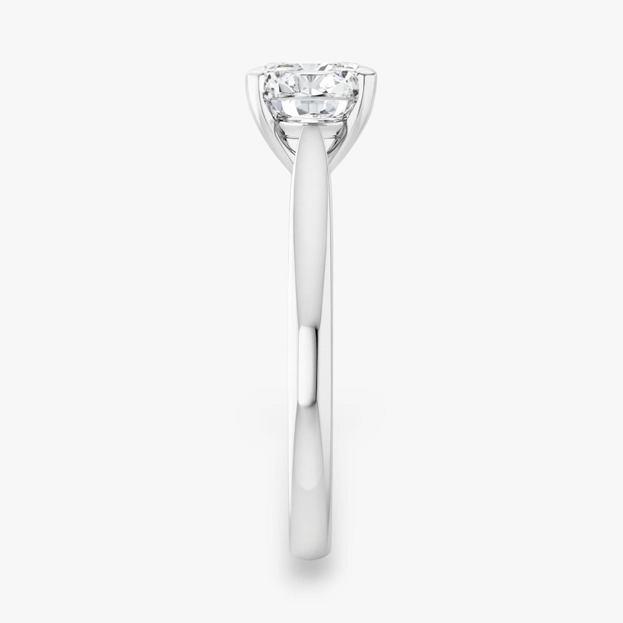 The Signature Cathedral Solitaire Engagement Ring | Cushion