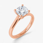 The Signature Cathedral Solitaire Engagement Ring | Cushion