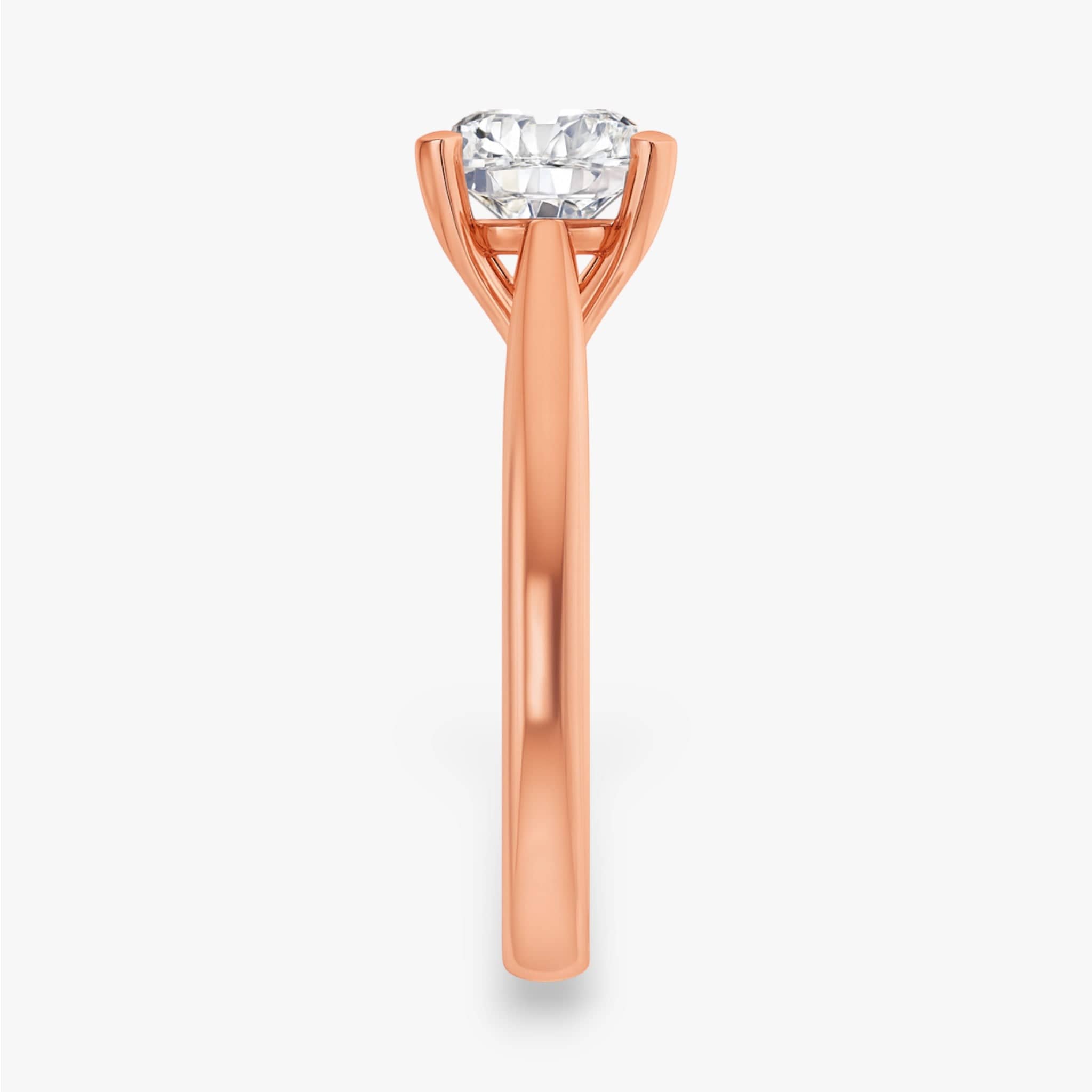 The Signature Cathedral Solitaire Engagement Ring | Cushion