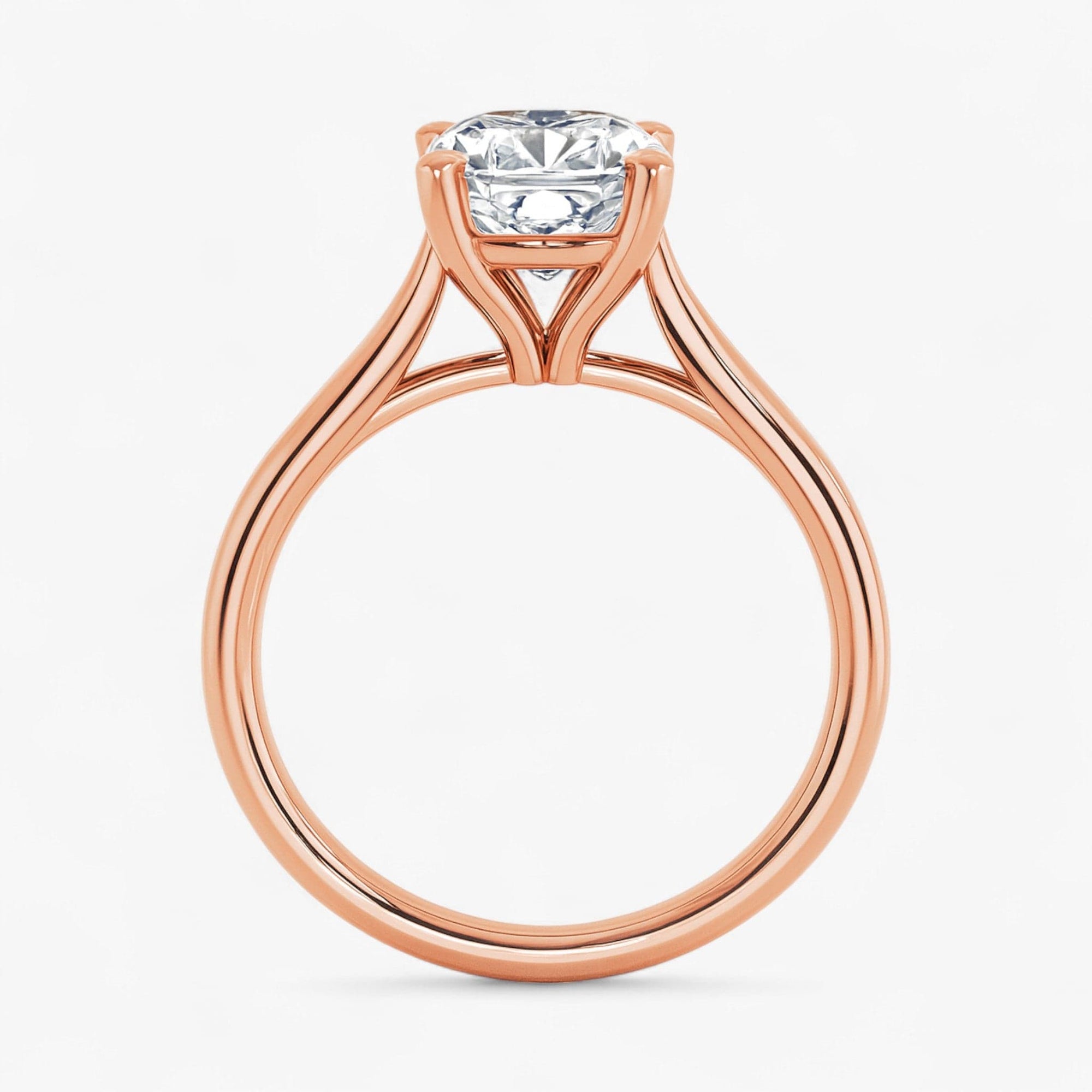The Signature Cathedral Solitaire Engagement Ring | Cushion