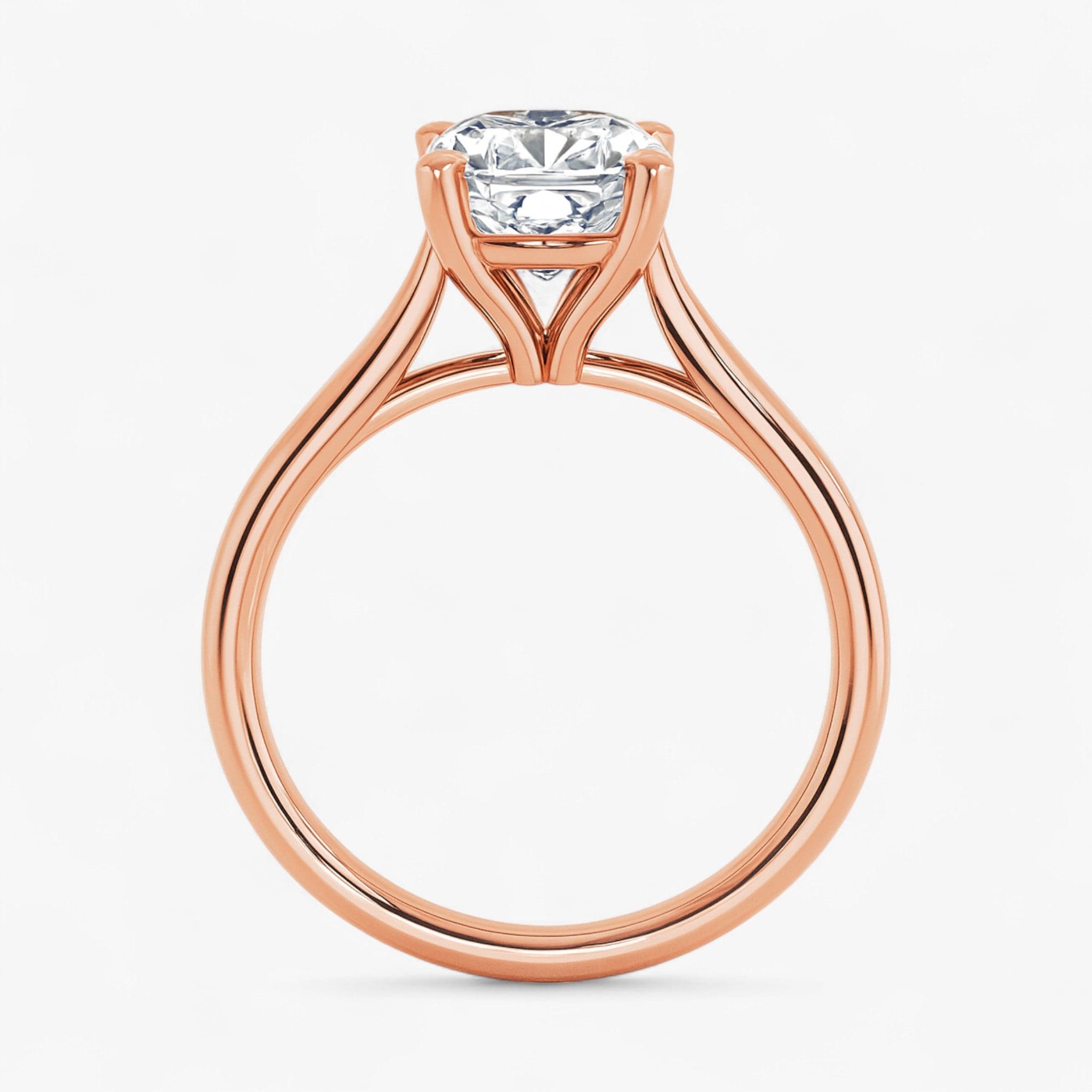 The Signature Cathedral Solitaire Engagement Ring | Cushion