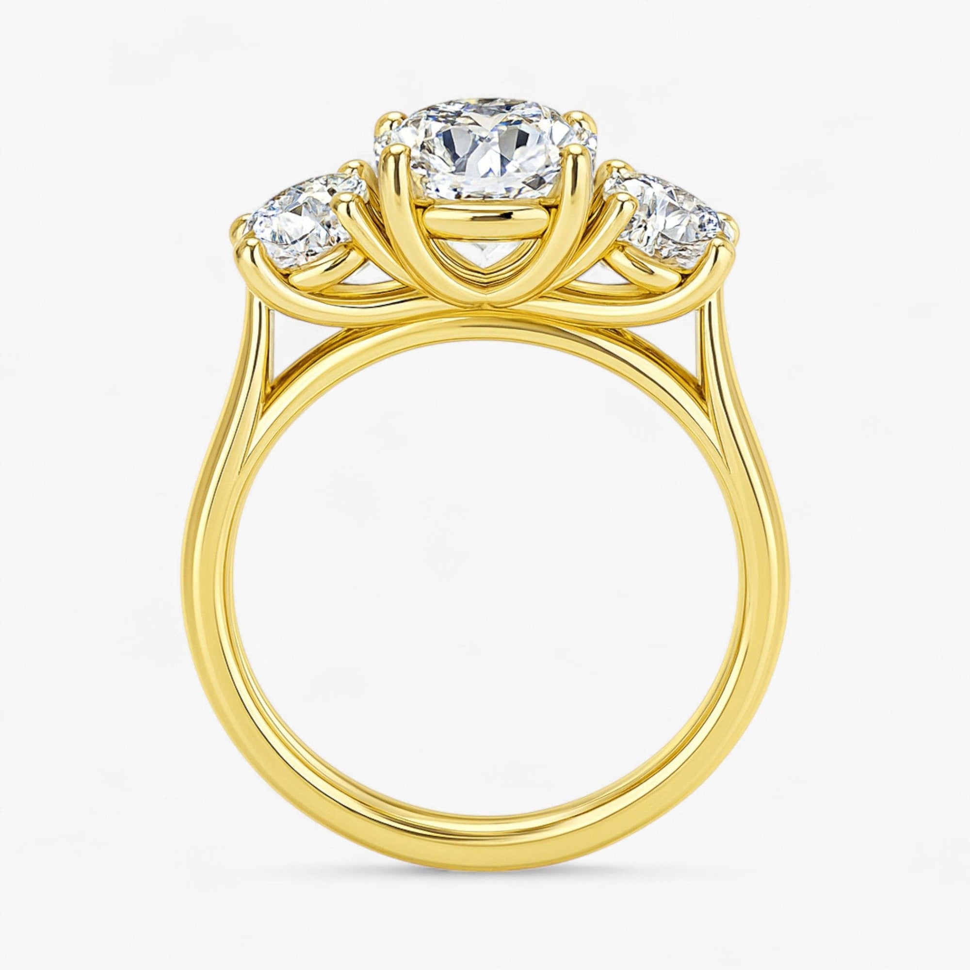 The Classic 3-Stone Engagement Ring | Round
