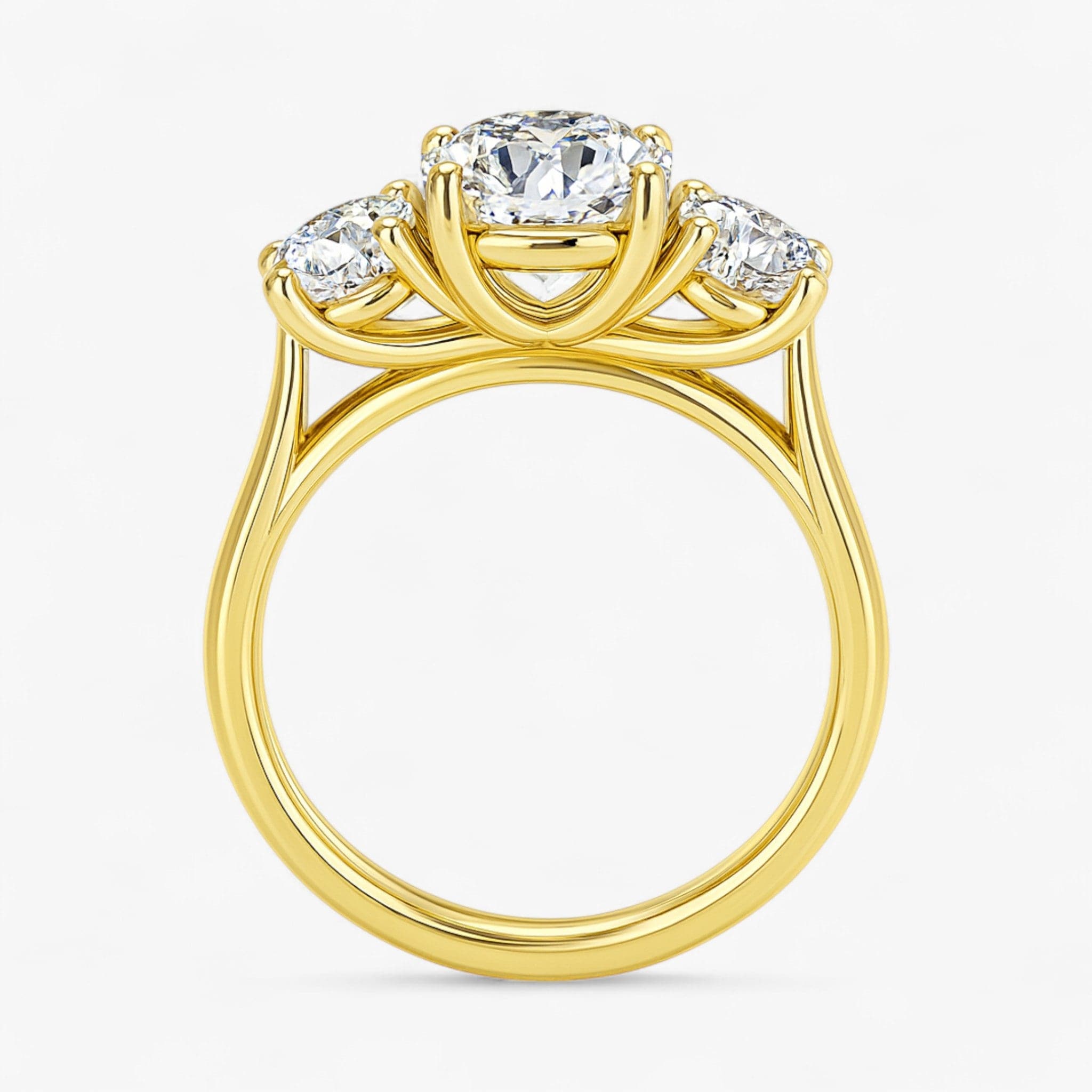 The Classic 3-Stone Engagement Ring | Round
