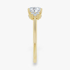 The Side Cluster Engagement Ring | Cushion