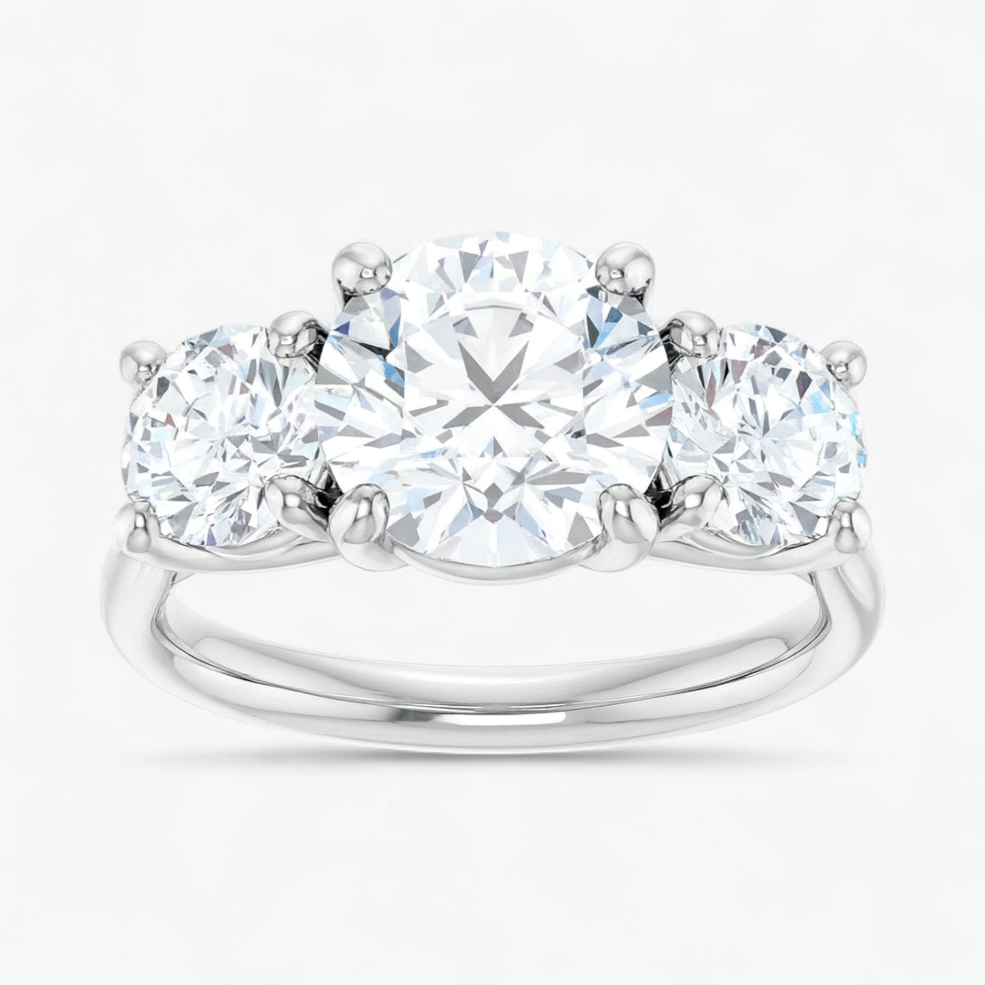 The Classic 3-Stone Engagement Ring | Round