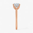 The Side Cluster Engagement Ring | Cushion