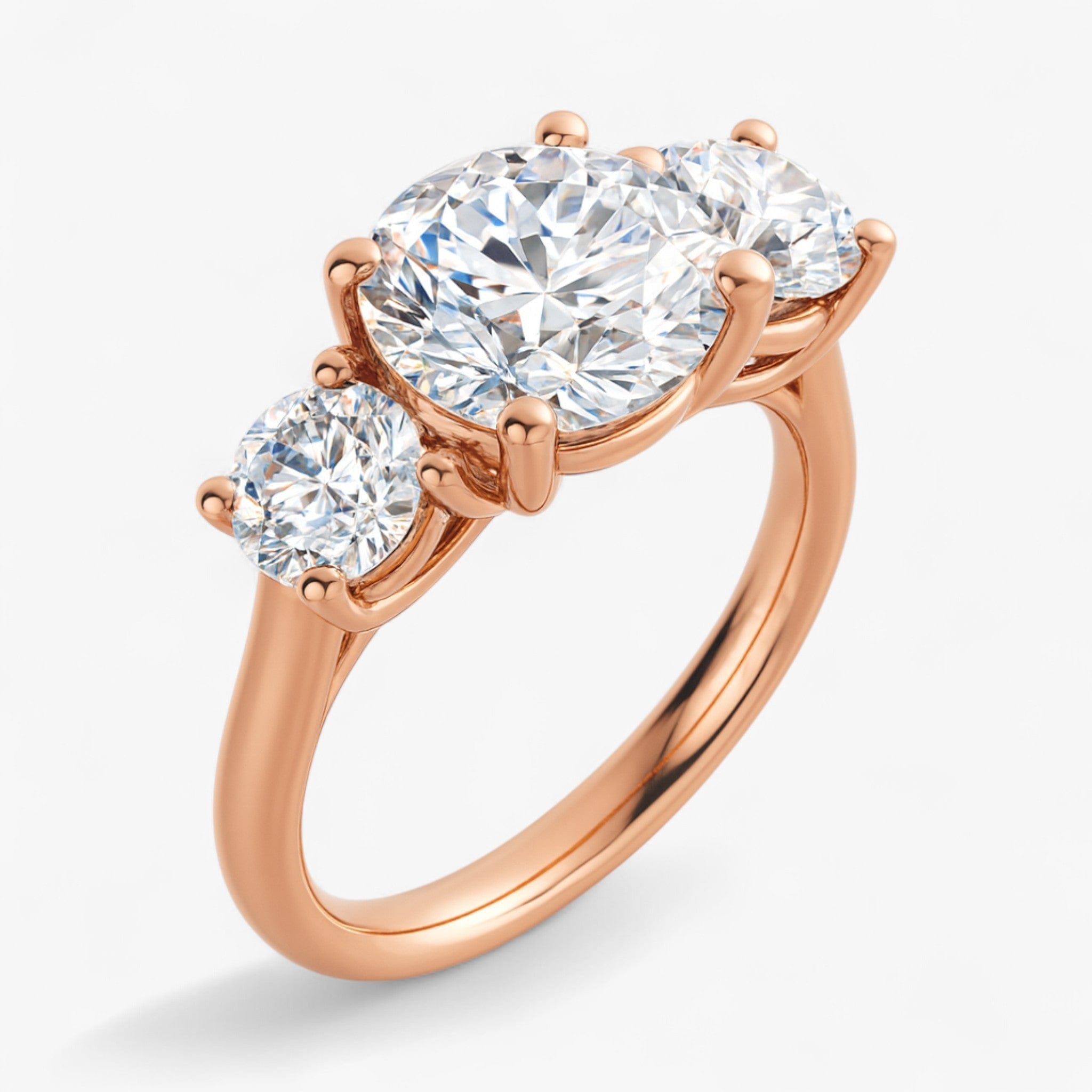 The Classic 3-Stone Engagement Ring | Round