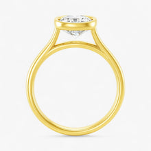 The Classic Bezel Engagement Ring | Cushion