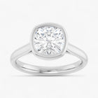 The Classic Bezel Engagement Ring | Cushion