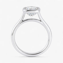 The Classic Bezel Engagement Ring | Cushion