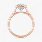The Classic Bezel Engagement Ring | Cushion