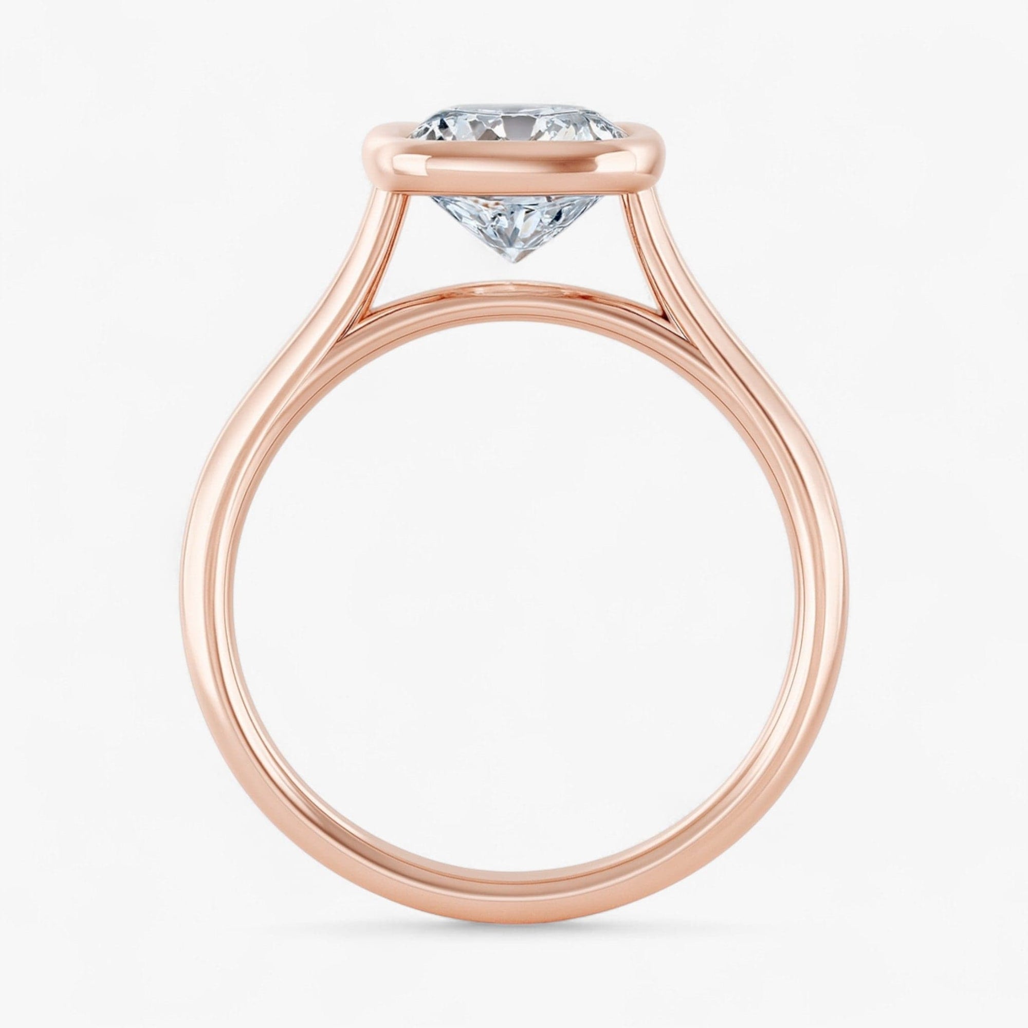 The Classic Bezel Engagement Ring | Cushion