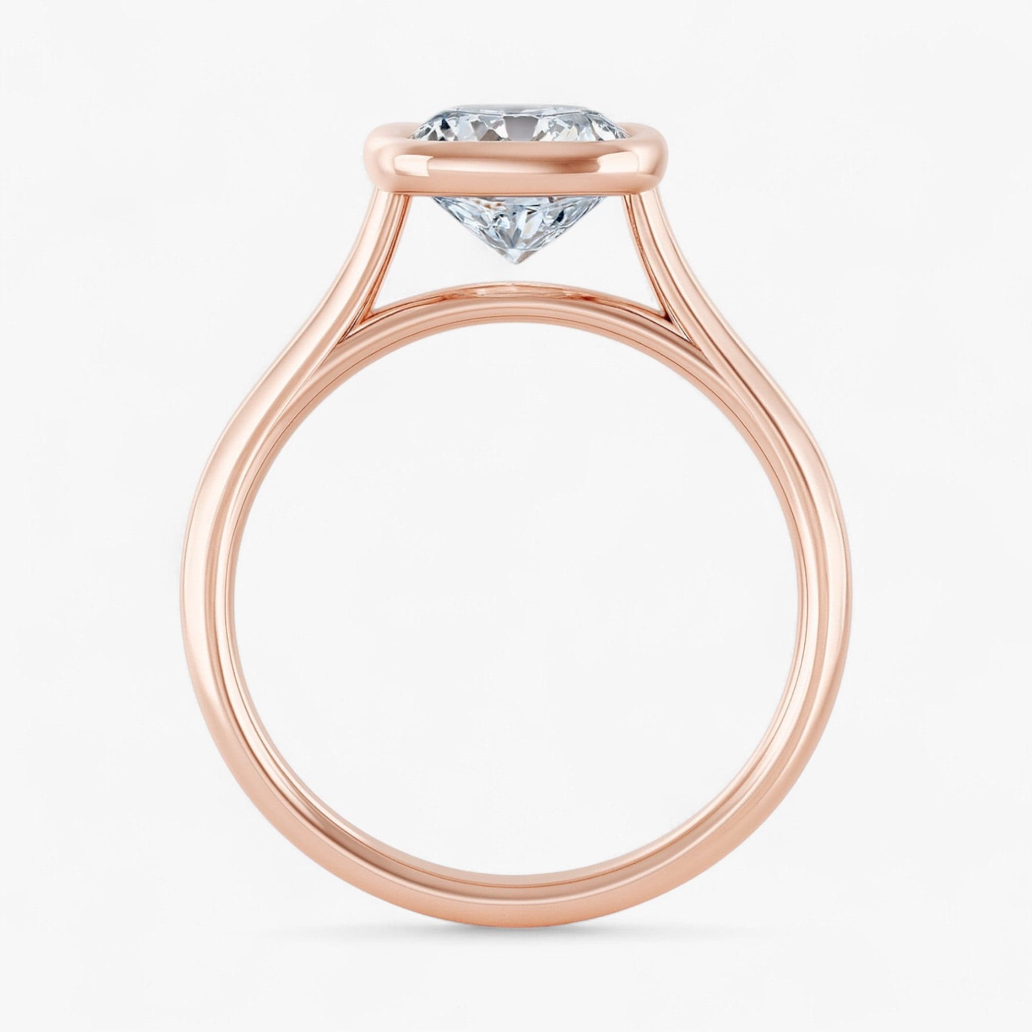 The Classic Bezel Engagement Ring | Cushion