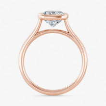 The Classic Bezel Engagement Ring | Cushion
