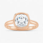 The Classic Bezel Engagement Ring | Cushion