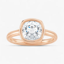The Classic Bezel Engagement Ring | Cushion