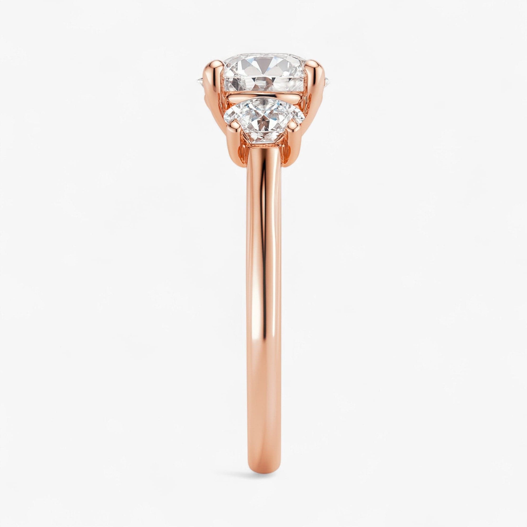 The Classic 3-Stone Engagement Ring | Round