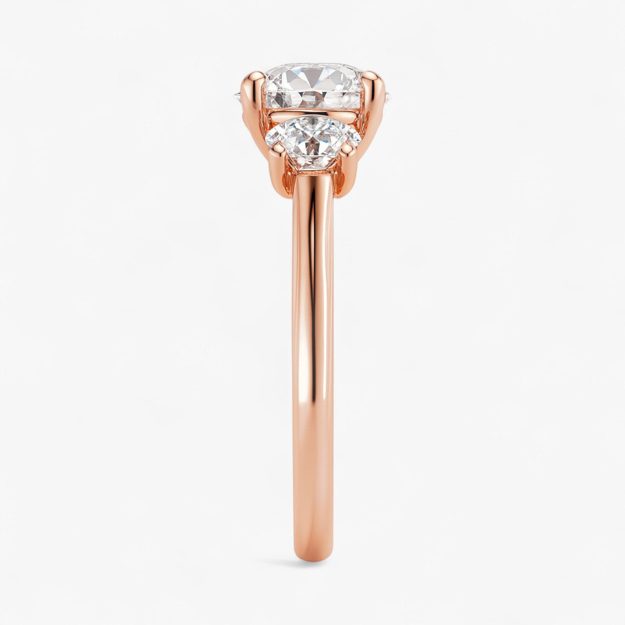 The Classic 3-Stone Engagement Ring | Round